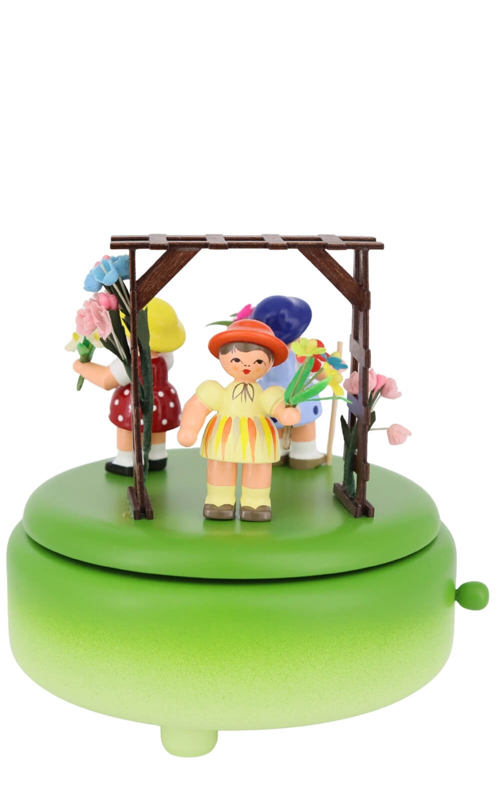 Spieluhr mit Blumenmädchen, 14 cm von Figurenland Uhlig GmbH_1