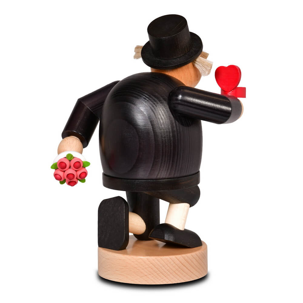 Räuchermännchen Rosenkavalier, 20 cm von KWO, Made in Germany_1