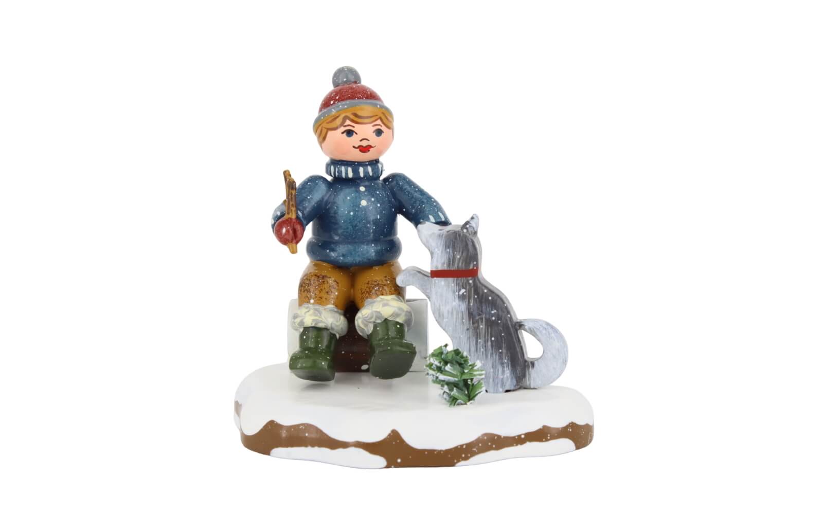 Winterkind Oscar, mein Freund, 7 cm von Hubrig Volkskunst_1