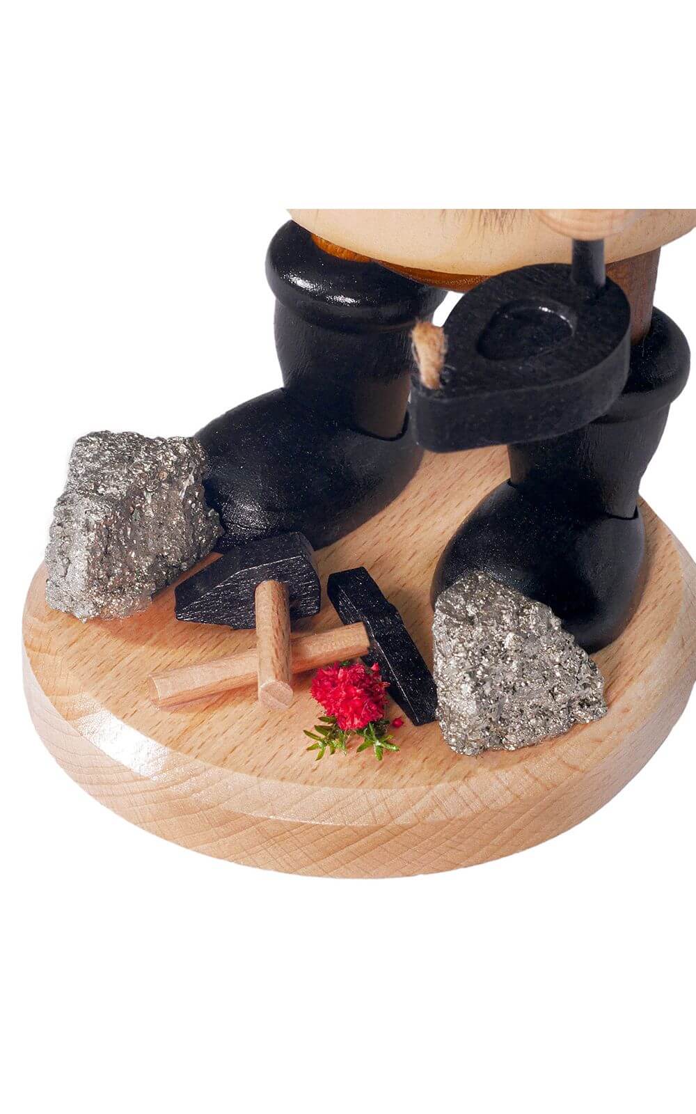 Räuchermann Wichtel Erzträger mit Froschlampe, 26 cm von DWU_1