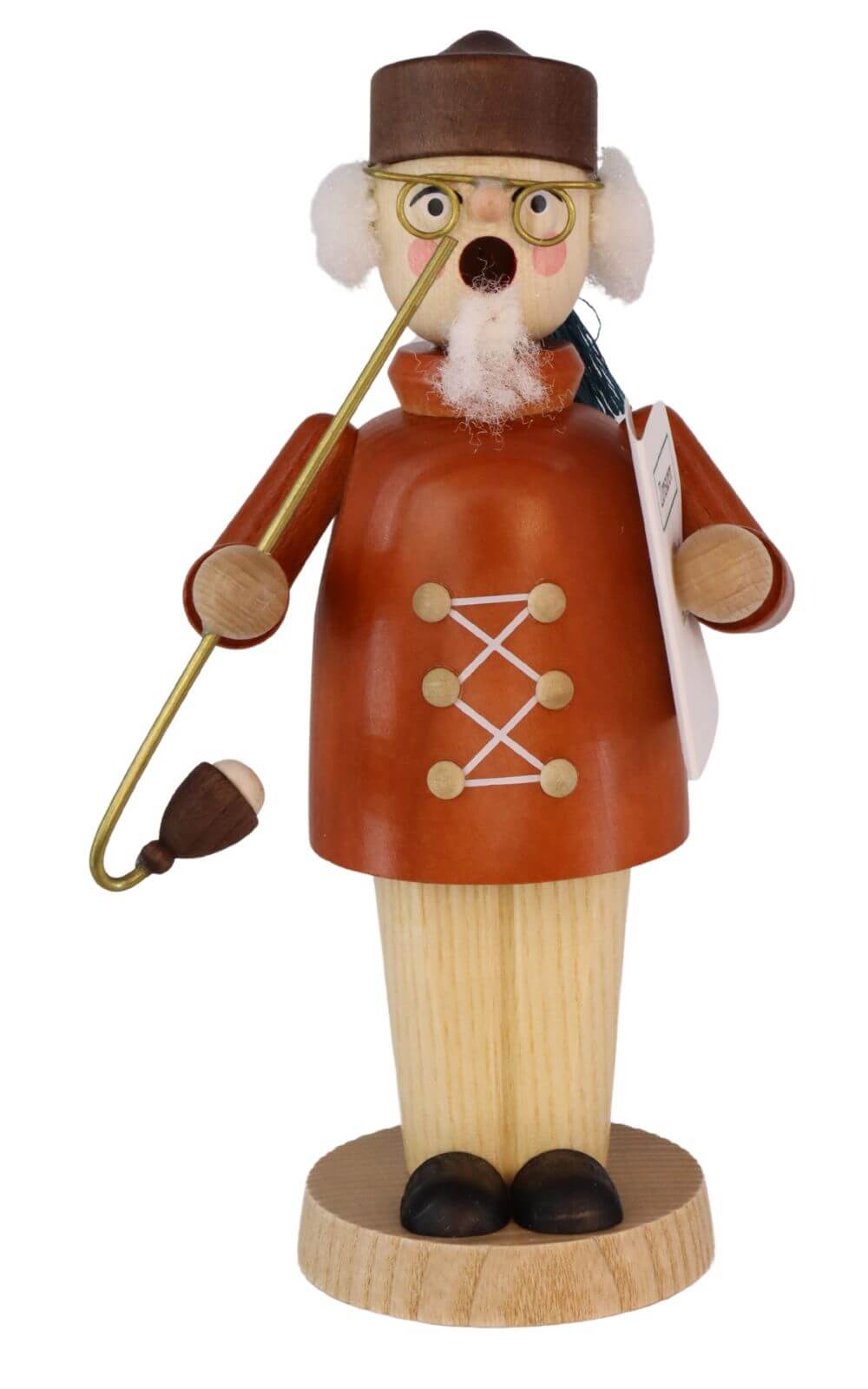 Räuchermännchen Schulmeister, 16 cm, natur von Richard Glässer_1