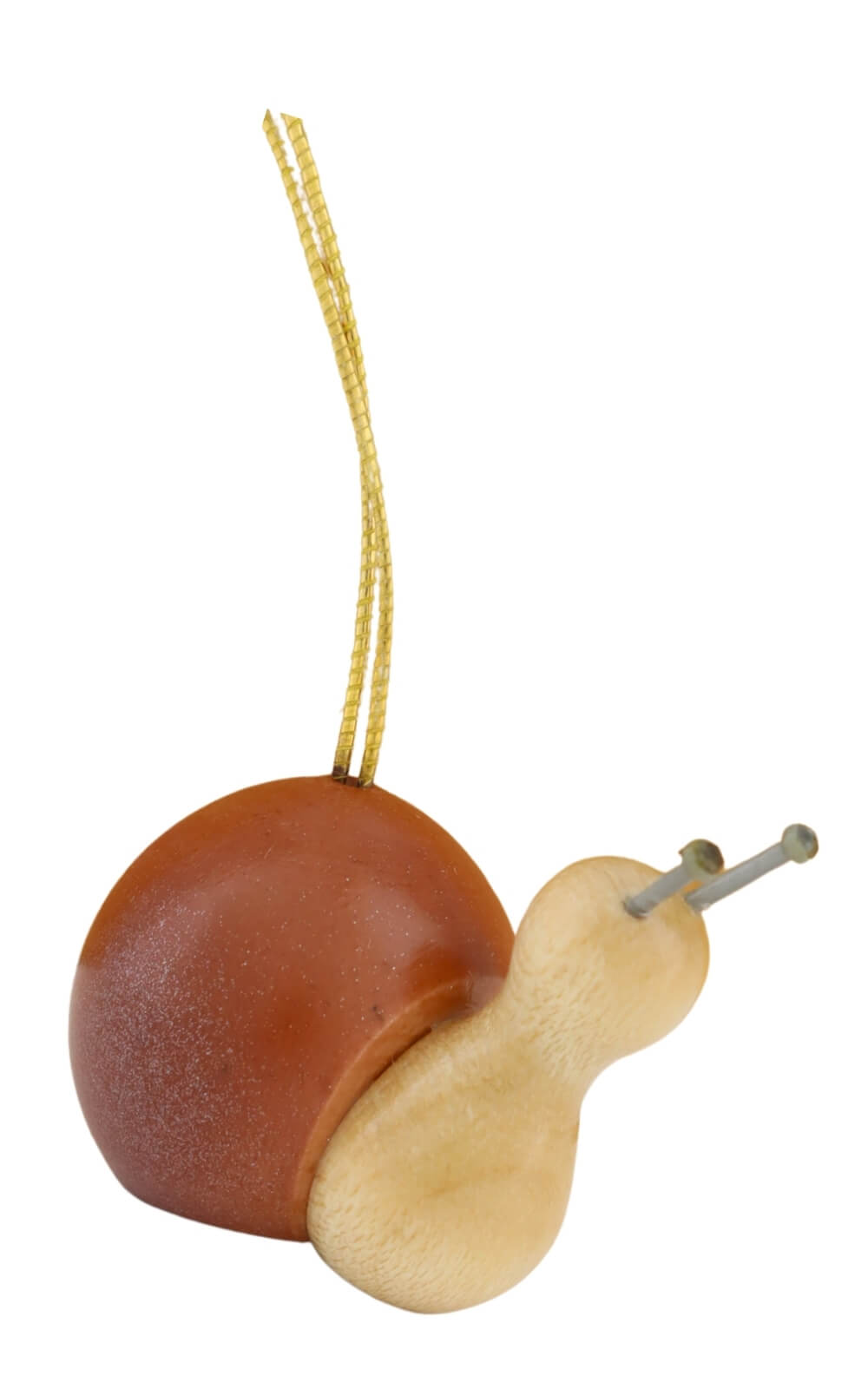 Schnecke zum Hängen, 3 cm natur von SEIFFEN.COM
