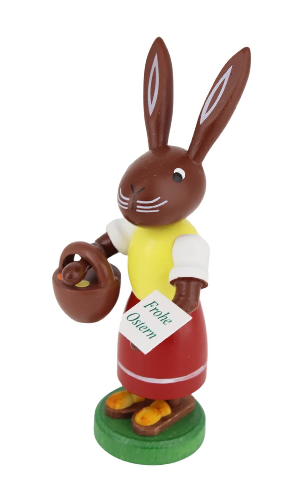 Osterhase mit Handkorb, 9 cm von Thomas Preißler_2