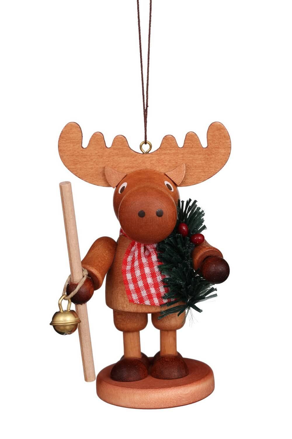 Christbaumschmuck Strolch Elch, natur, 10 cm von Christian Ulbricht