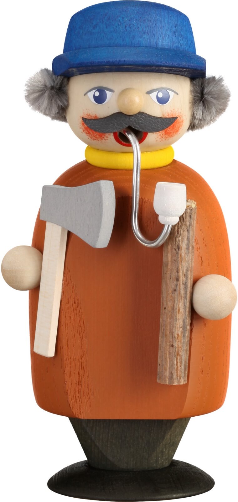 Räuchermann Holzsammler, 14 cm von Seiffener Volkskunst eG
