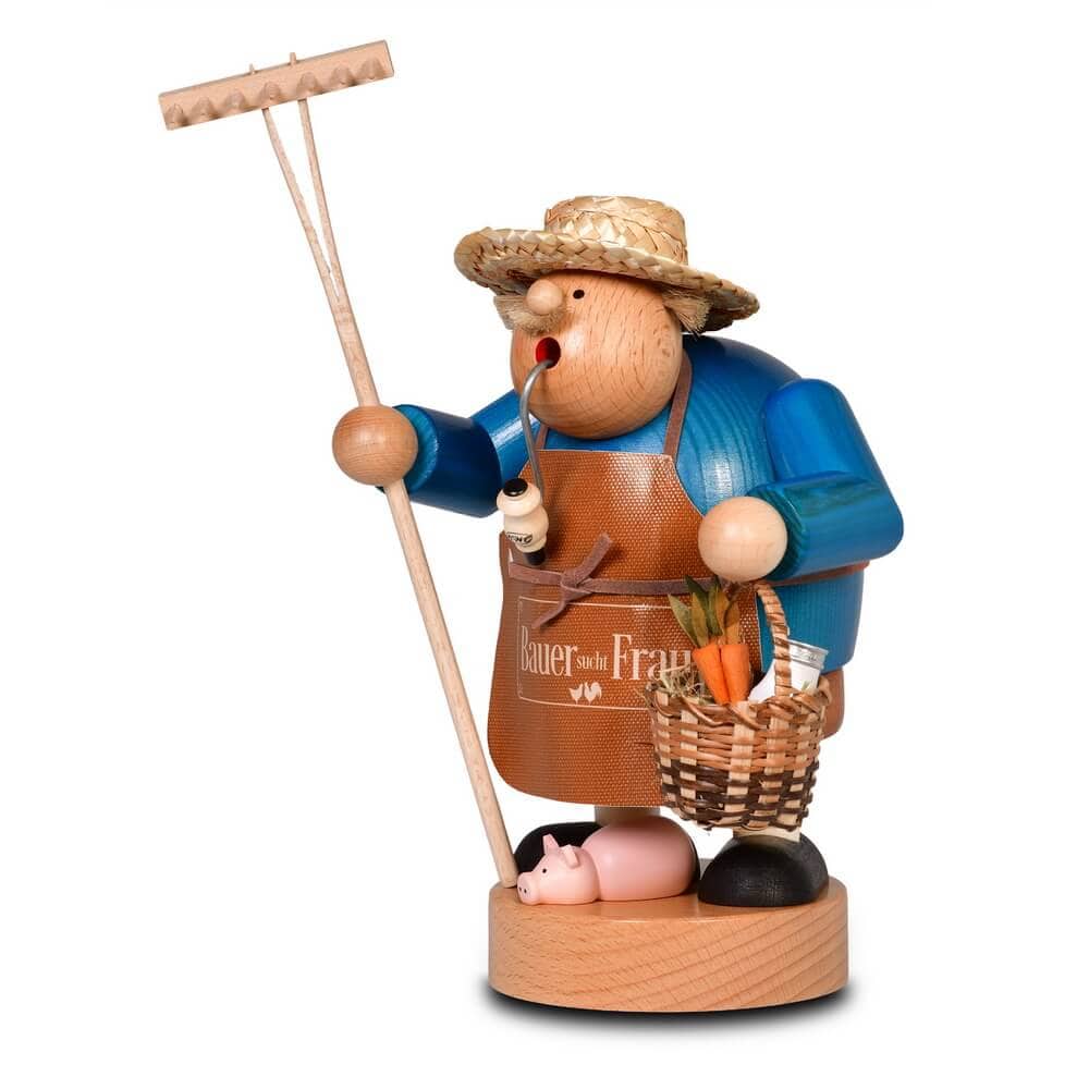 Räuchermännchen Bauer sucht Frau, 21 cm von KWO, Made in Germany_2