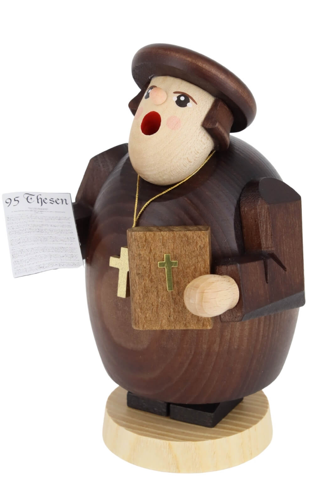Räuchermännchen Martin Luther, 14 cm von Richard Glässer_2