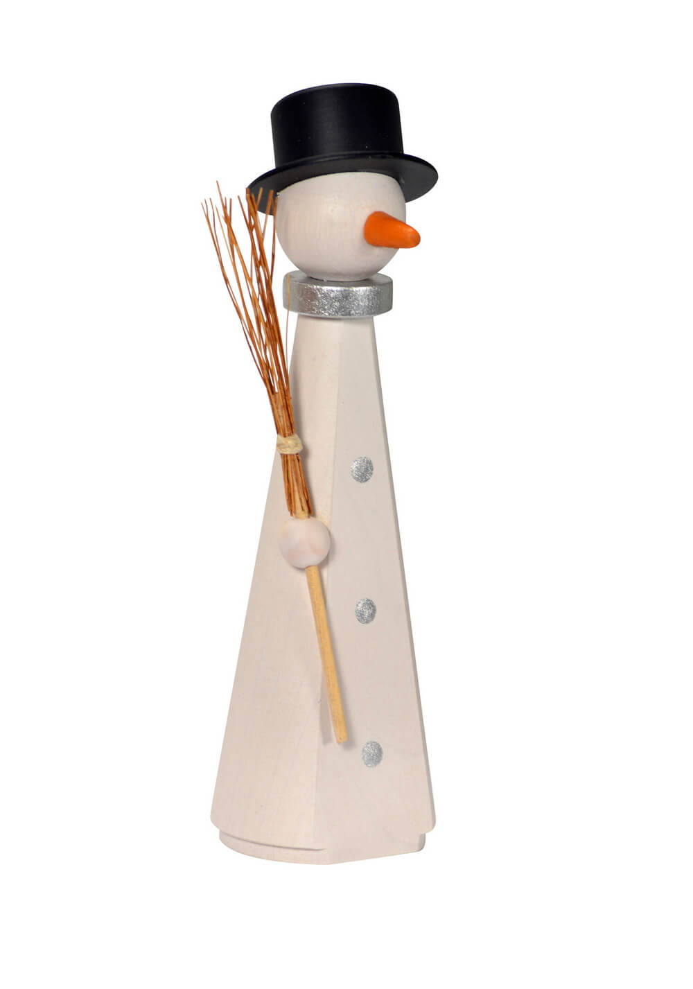 Miniatur Schneemann, modern, 12 cm von KWO