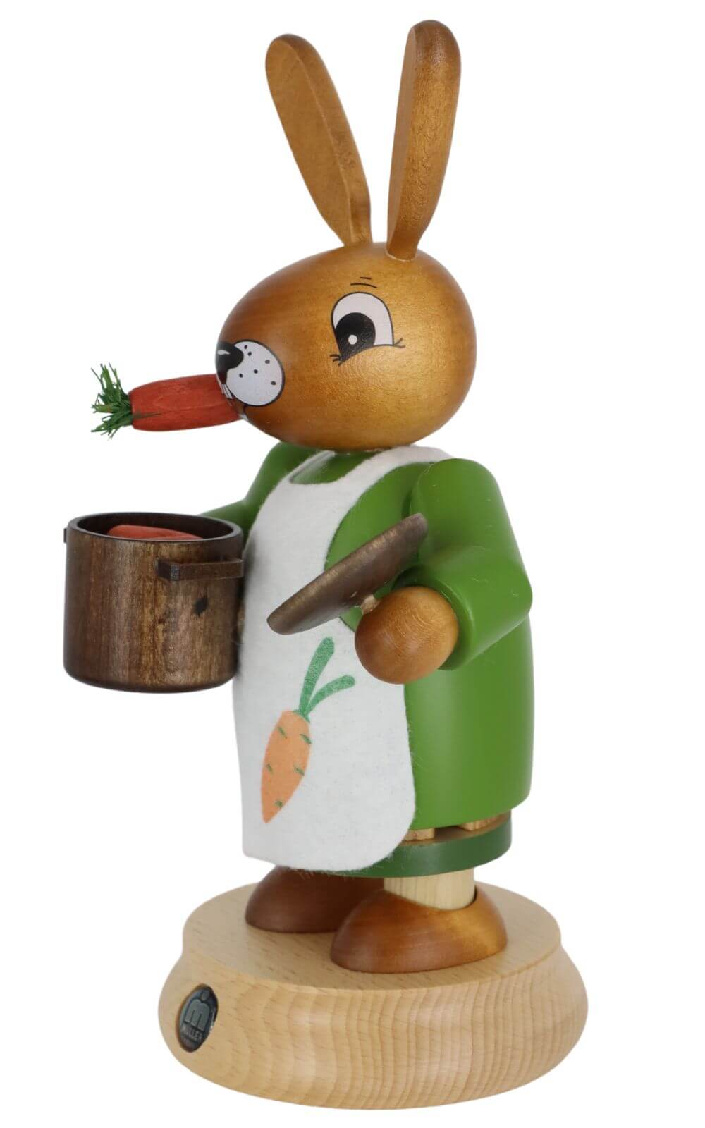 Räuchermännchen Osterhase Hasenfrau, farbig, 19 cm von Müller Kleinkunst_3