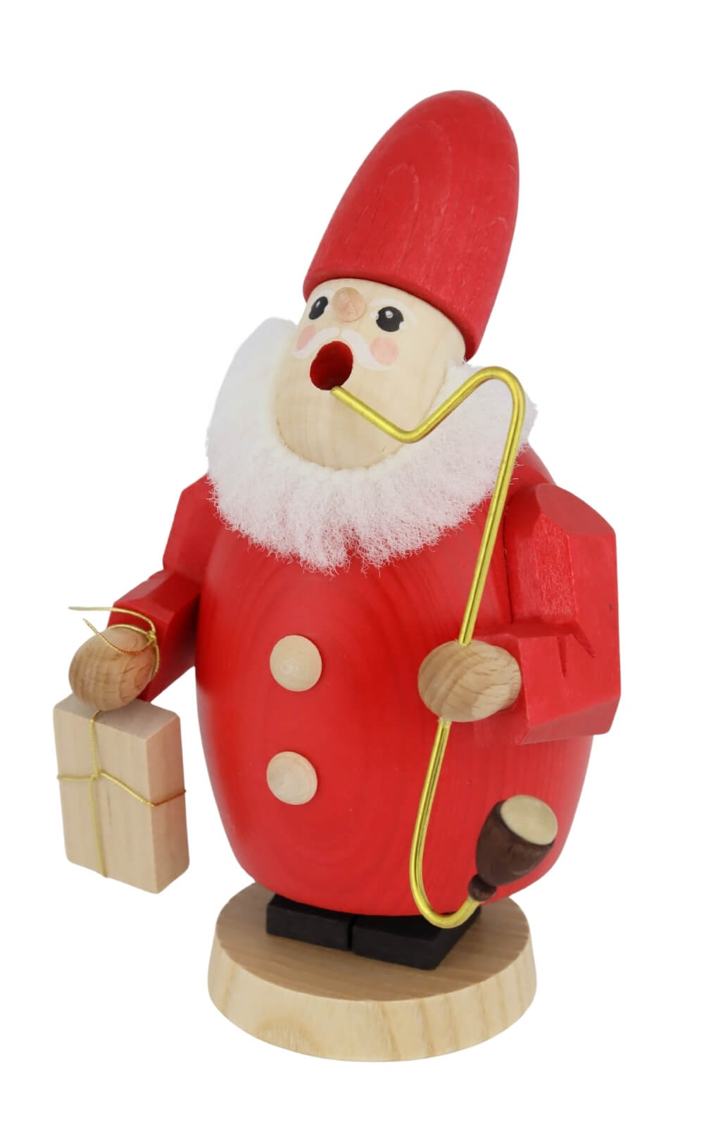 Räuchermännchen Weihnachtsmann, 16 cm, farbig von Richard Glässer