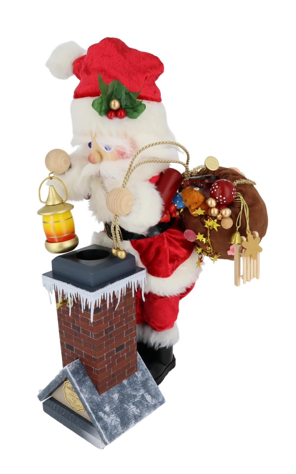 Nussknacker Chimney Santa mit Spieluhr, 43 cm von Steinbach_2