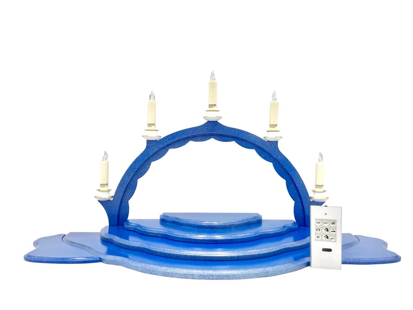 Wolke für Weihnachtsengel von Figurenland Uhlig GmbH, 6 - teilig  mit Lumix Kerzen