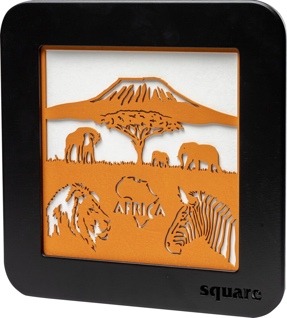 LED Wandbild Square Africa, 29 cm von Weigla_Bild2