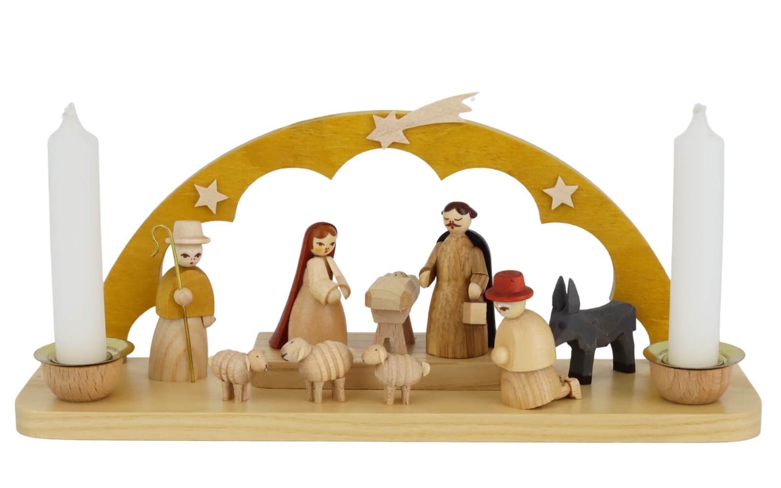Kerzenhalter Heilige Familie, 20 cm von Richard Glässer_4