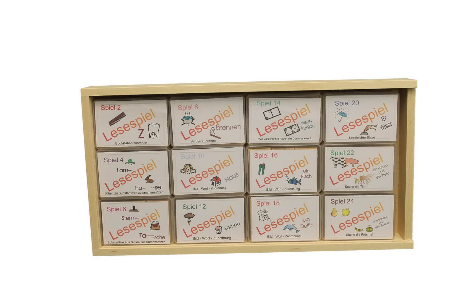 Lesespiel mit 24 Einzelspielen von Ebert GmbH - Bild 2