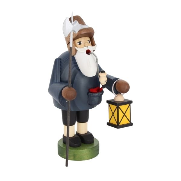Holzfigur, Weihnachtsfigur, Laterne, Wanderer, Weihnachtsmann