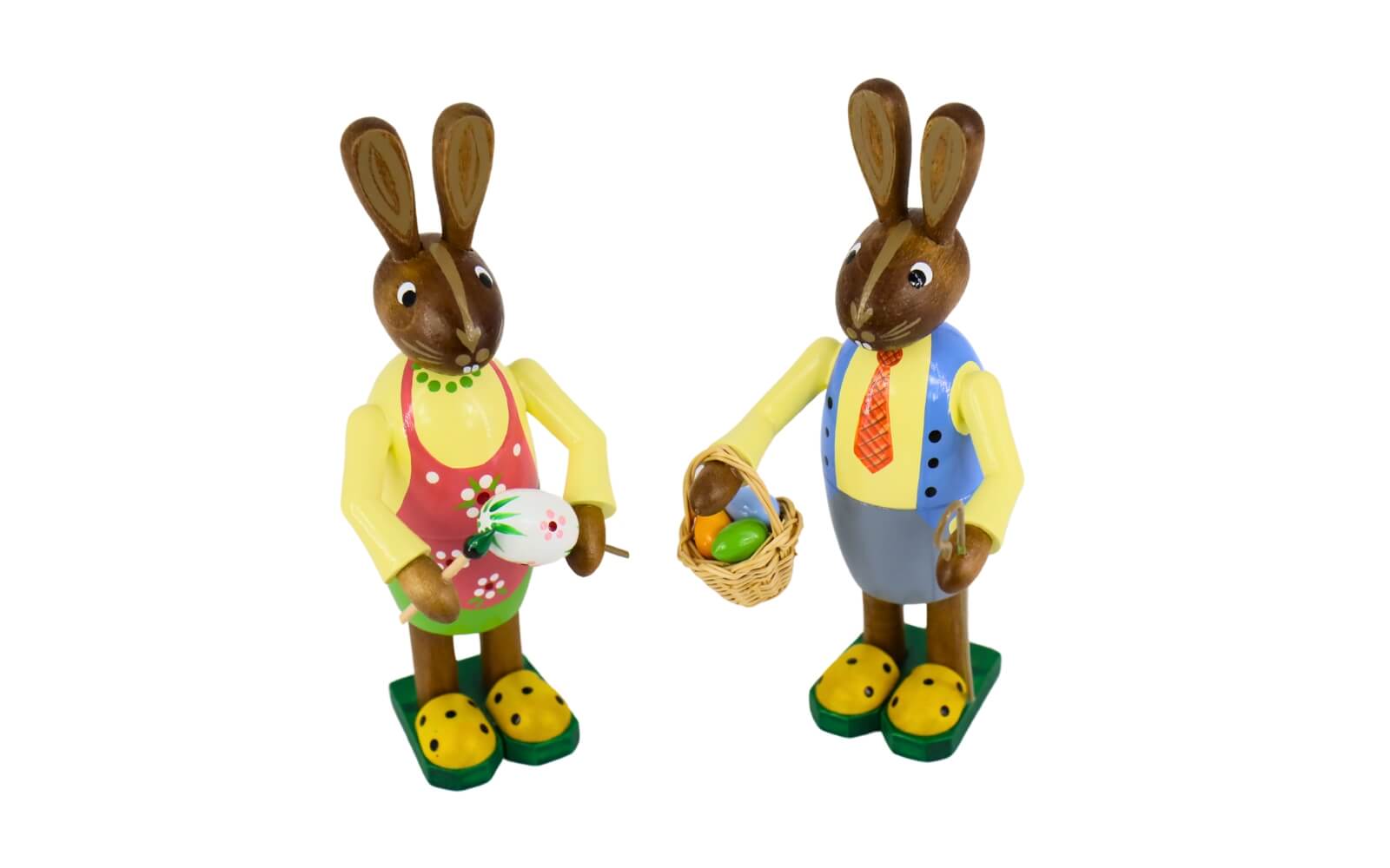 Hasenasenpaar mit Korb und Pinsel von Figurenland Uhlig GmbH_3