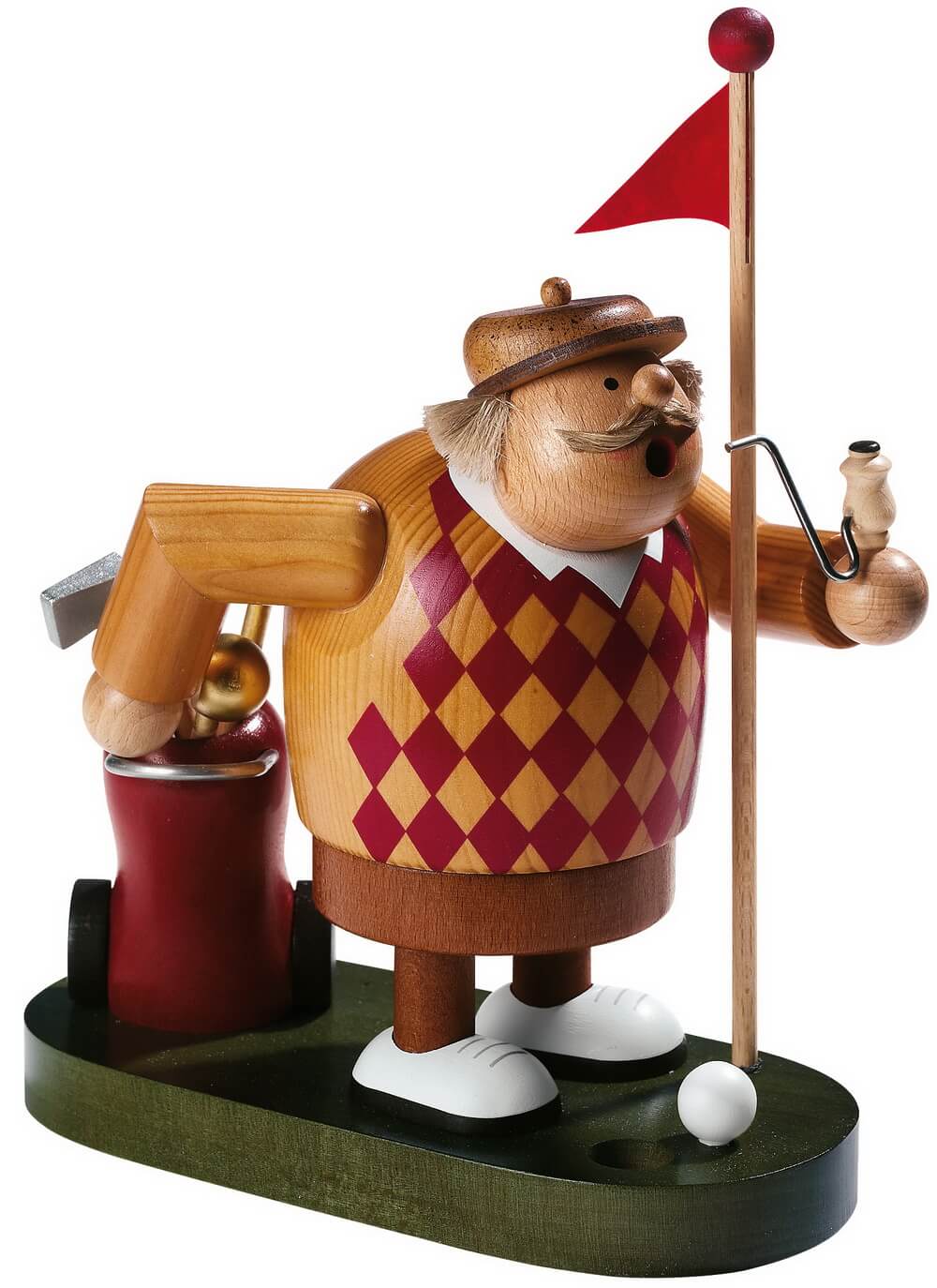 Räuchermännchen Golfer, 21 cm von KWO