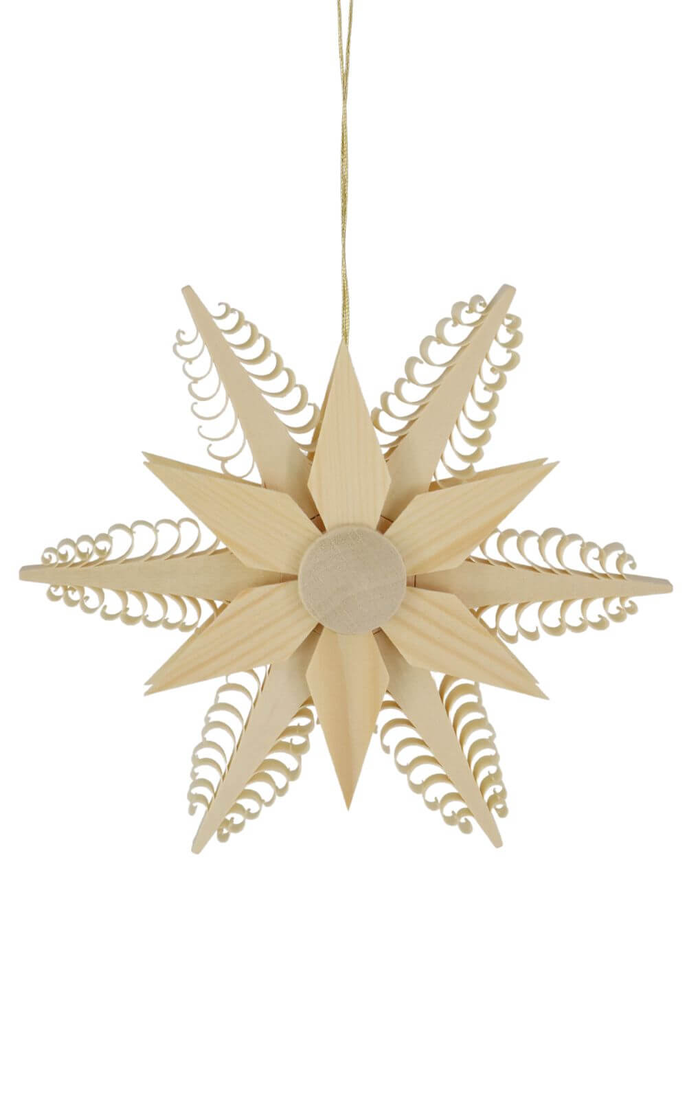 Christbaumschmuck Stern mit gestochenen Bäumchen von Martina Rudolph