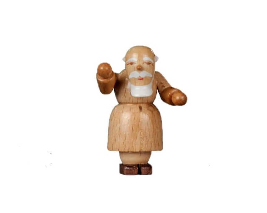 Miniatur Petrus, natur, 6 cm von Albin Preißler