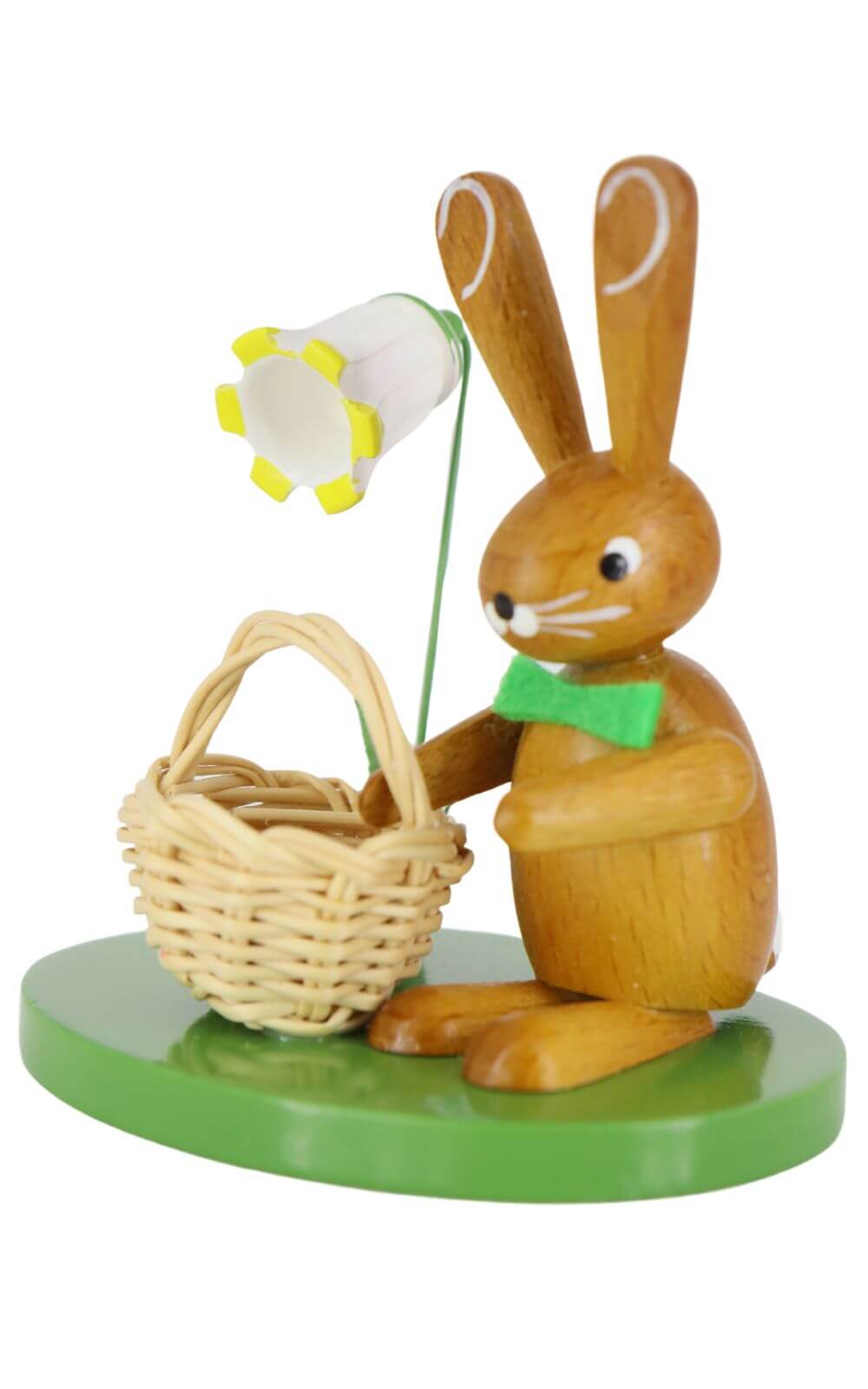 Osterhase mit Korb, 7 cm, farbig von Ralf Zenker_3