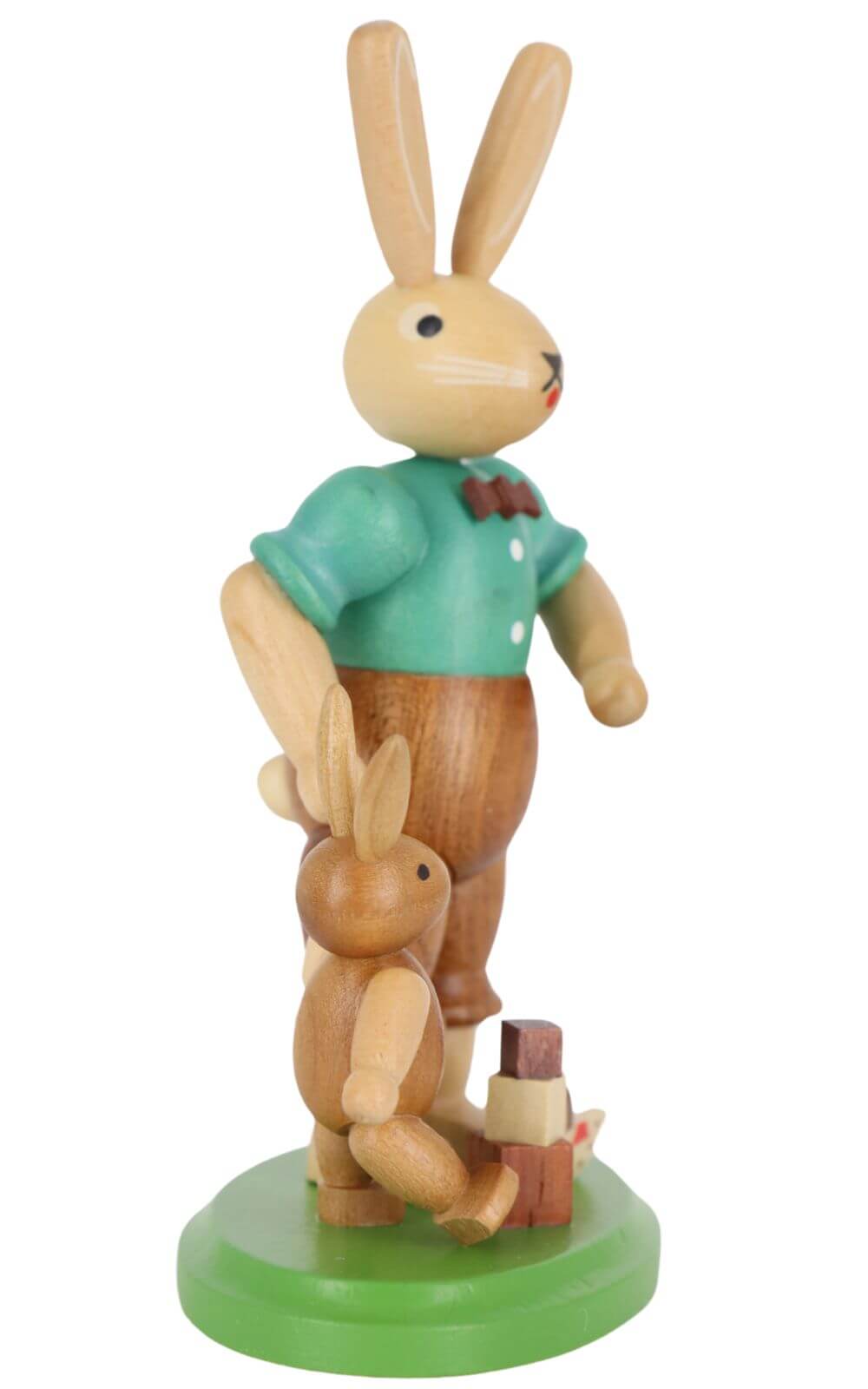 Hasenvater mit spielendem Kind von Müller Kleinkunst_3