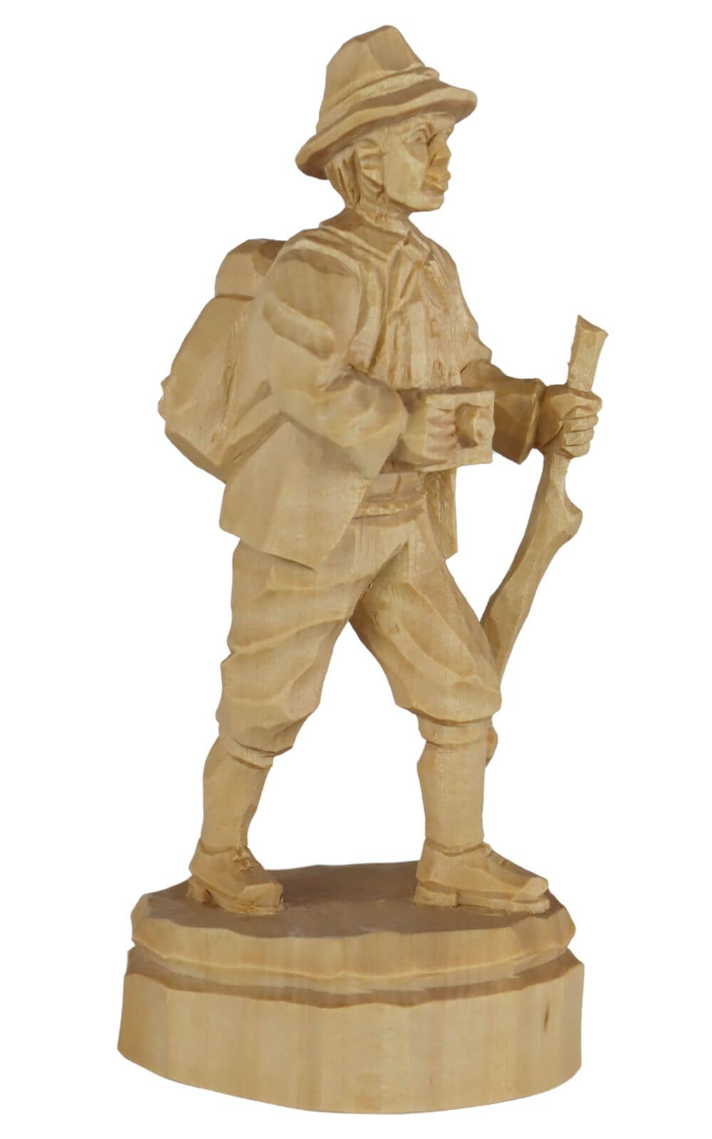 Wanderer, geschnitzt, natur, 12 cm von Schnitzkunst aus dem Erzgebirge_1