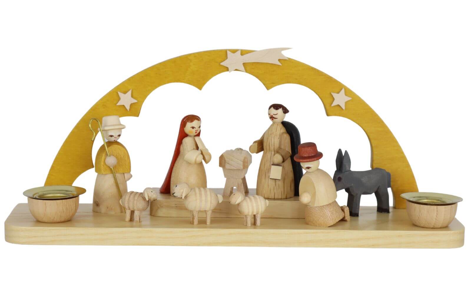Kerzenhalter Heilige Familie, 20 cm von Richard Glässer