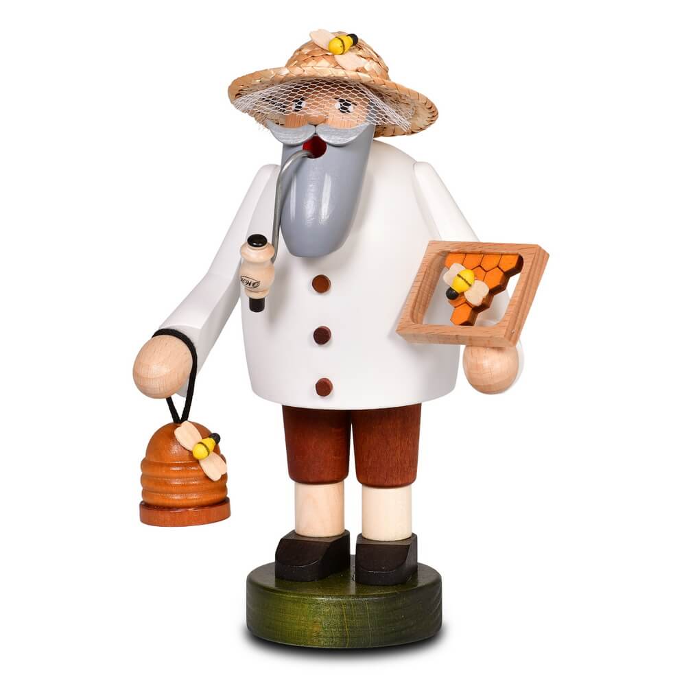 Räuchermännchen Bienenzüchter, 18 cm von KWO, Made in Germany_1