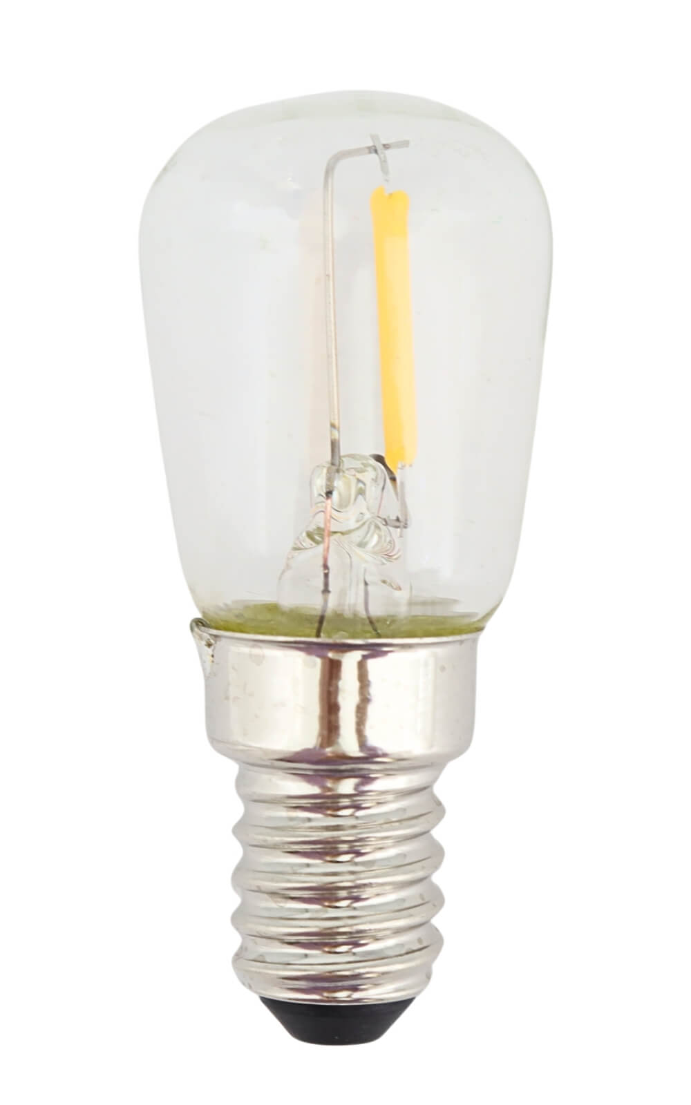 LED filament bulb lamp, 0.8 watts, 220–240 volts, E14