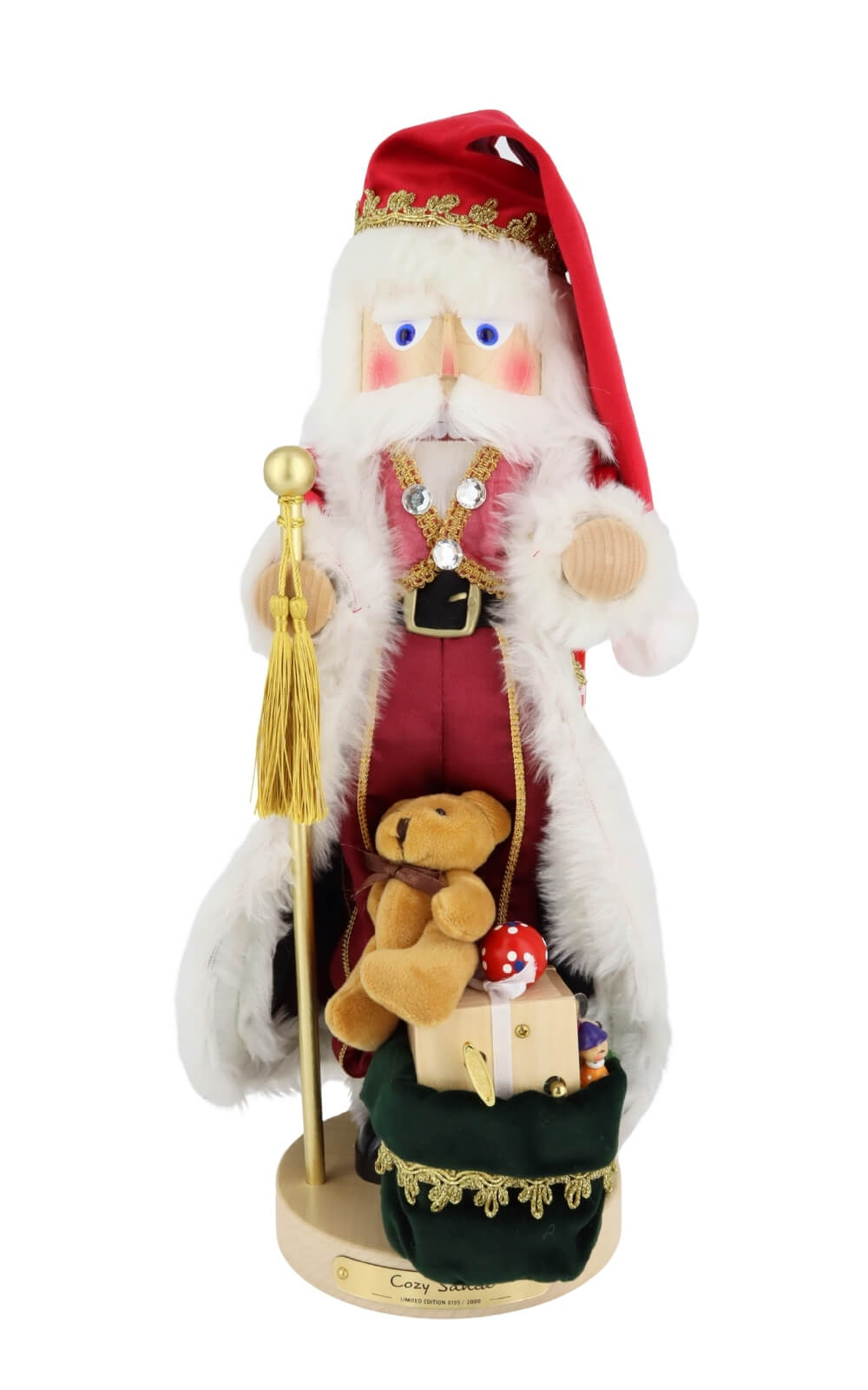 Nussknacker Cozy Santa mit Spieluhr, 49 cm von Steinbach_1
