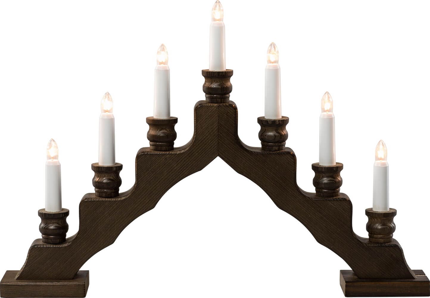 Schwibbogen Trendiger Schwede, braun, 48 cm von Weigla