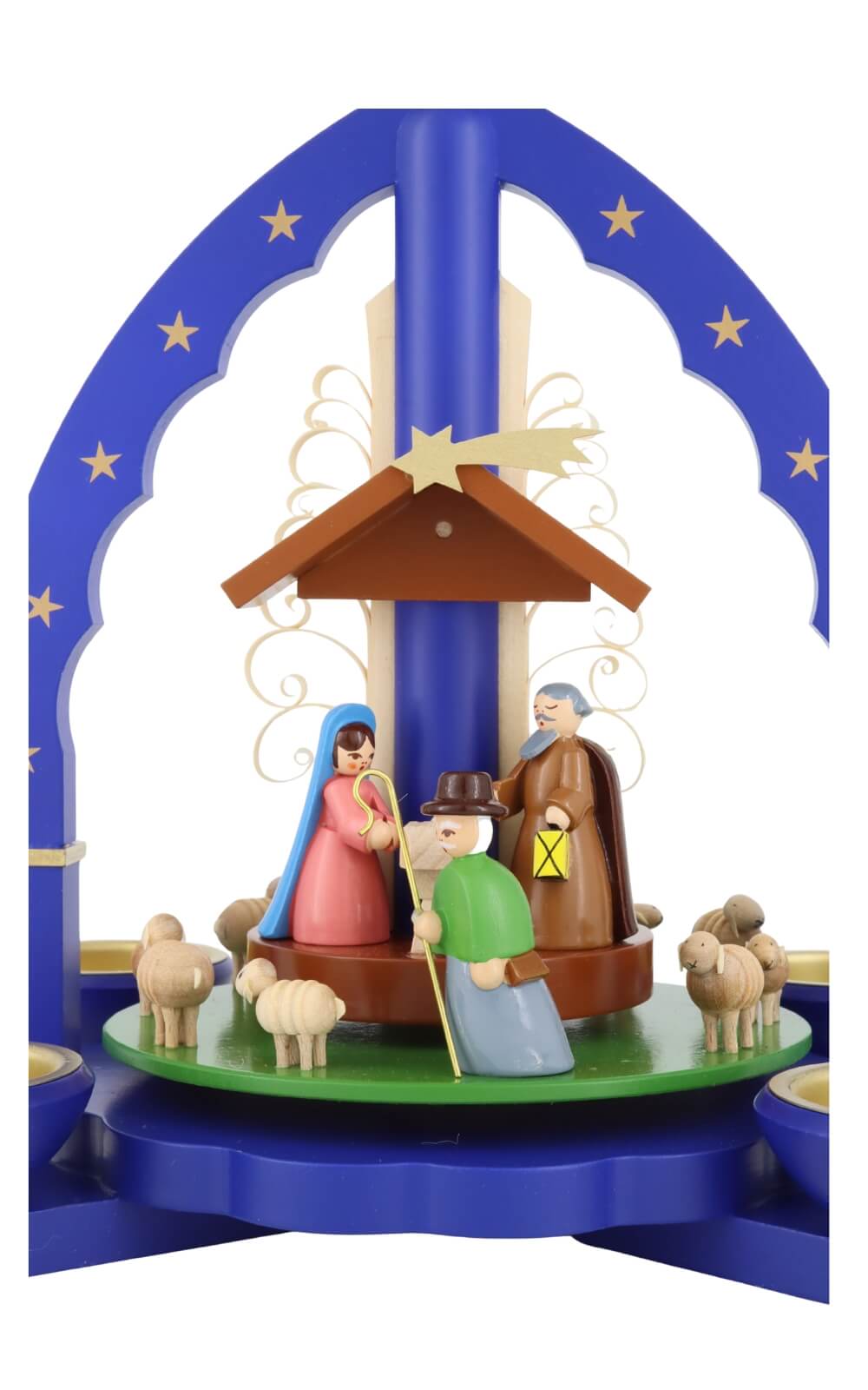 Weihnachtspyramide Christi Geburt 28 cm – farbig von Richard Glässer kaufen_3