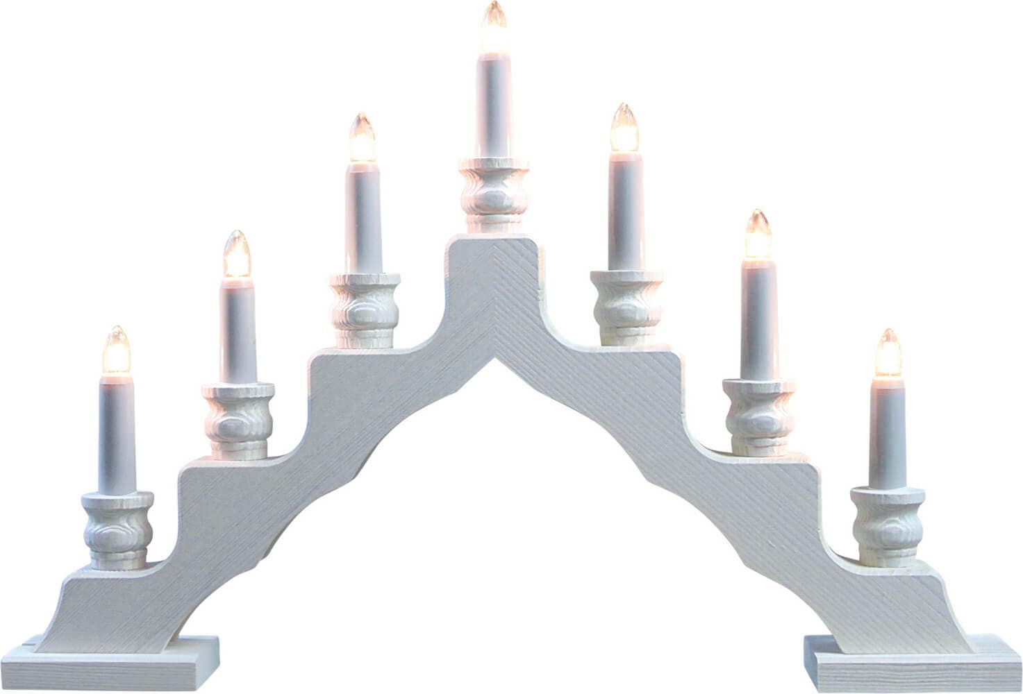 LED Schwibbogen Trendiger Schwede, weiß, 48 cm von Weigla