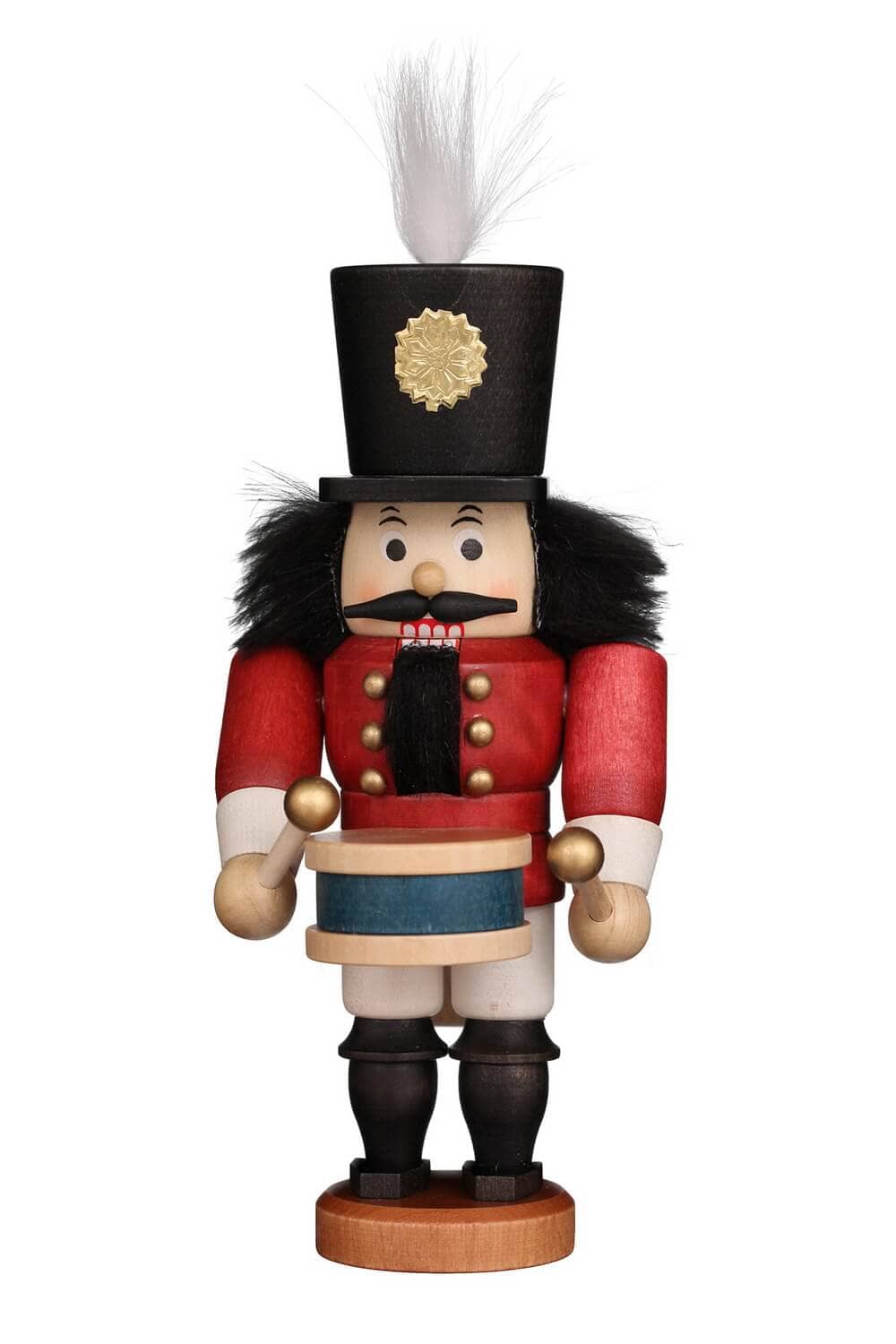 Nussknacker Trommler, 19 cm, farbig von Christian Ulbricht