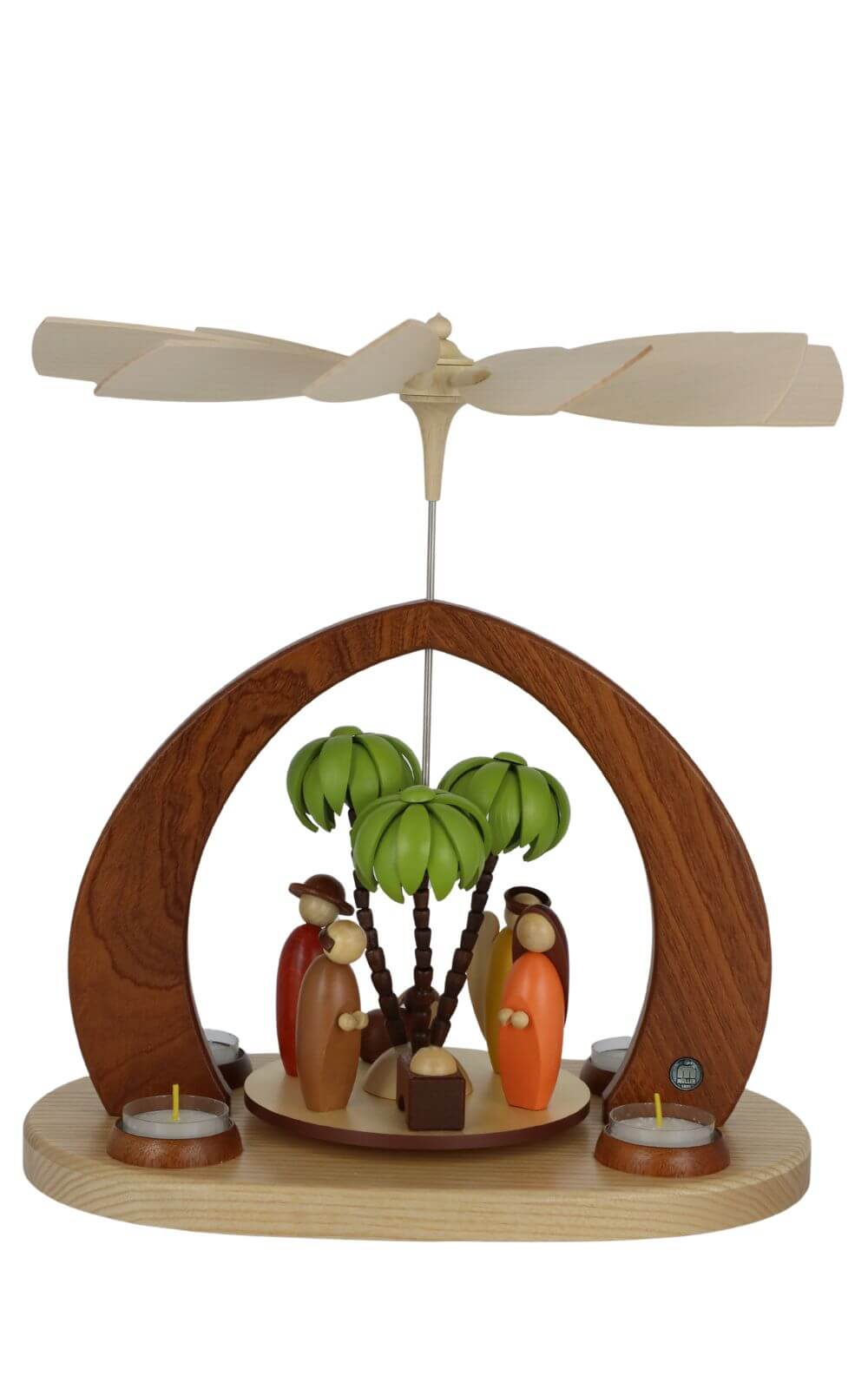 Moderne Bogenpyramide Christi Geburt, 32 cm von Müller Kleinkunst_1