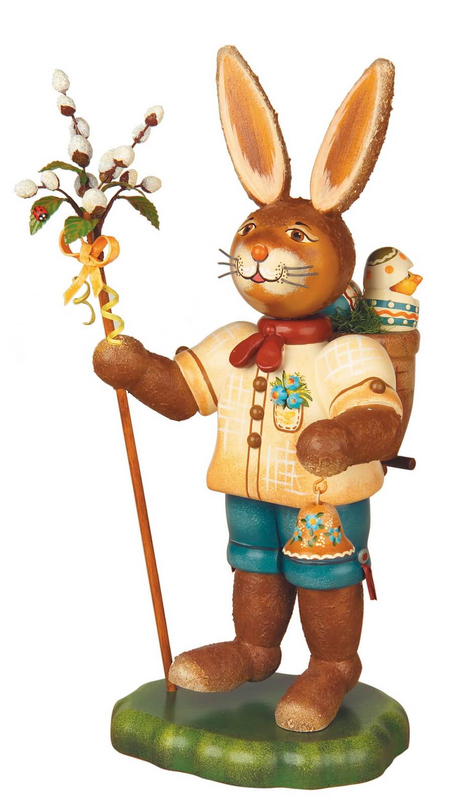 Osterhase mit Ostereierwippe, 12 cm online kaufen