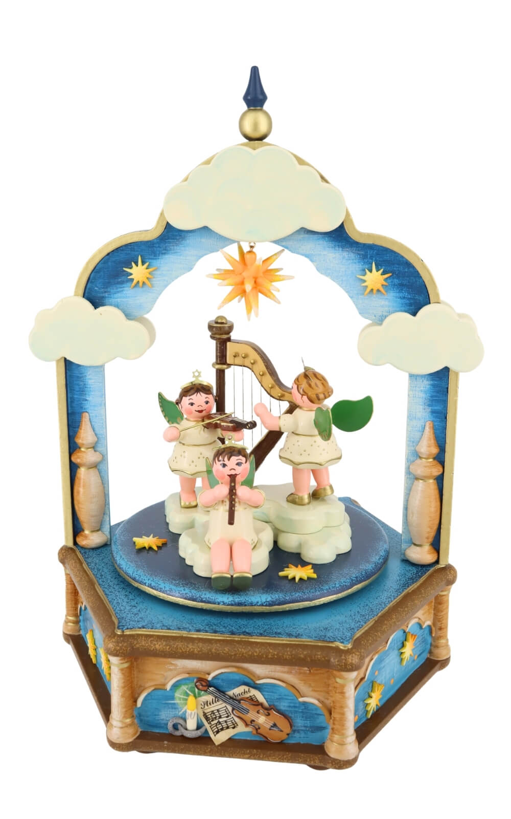 Spieluhr Stille Nacht, 26 cm, Melodie Stille Nacht von Hubrig Volkskunst_4