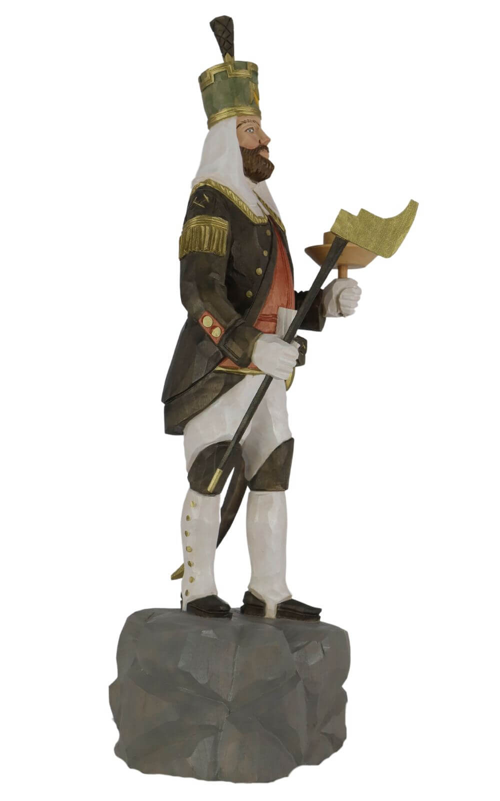 Freiberger Obersteiger, farbig, 12 cm von Schnitzkunst aus dem Erzgebirge_2