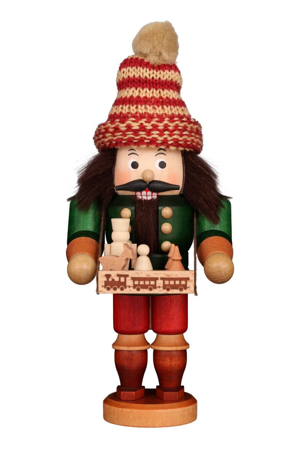 Nussknacker Spielzeughändler, 19 cm von Christian Ulbricht, Made in Germany