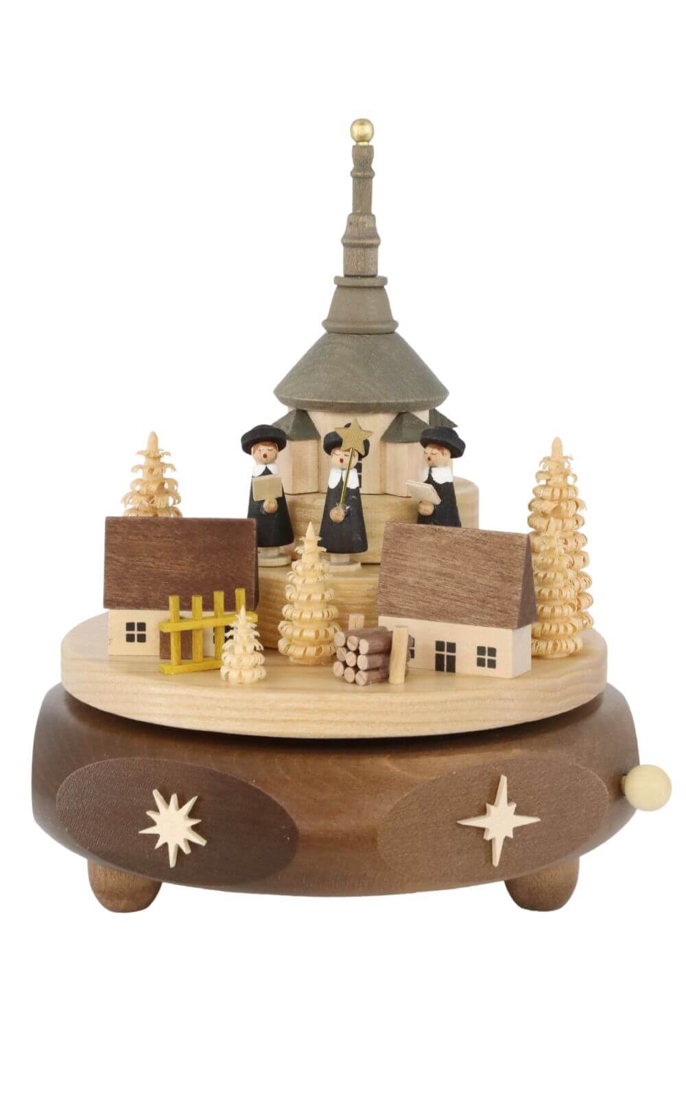 Spieluhr Seiffener Dorf mit Kurrende, 17 cm von Richard Glässer GmbH_1
