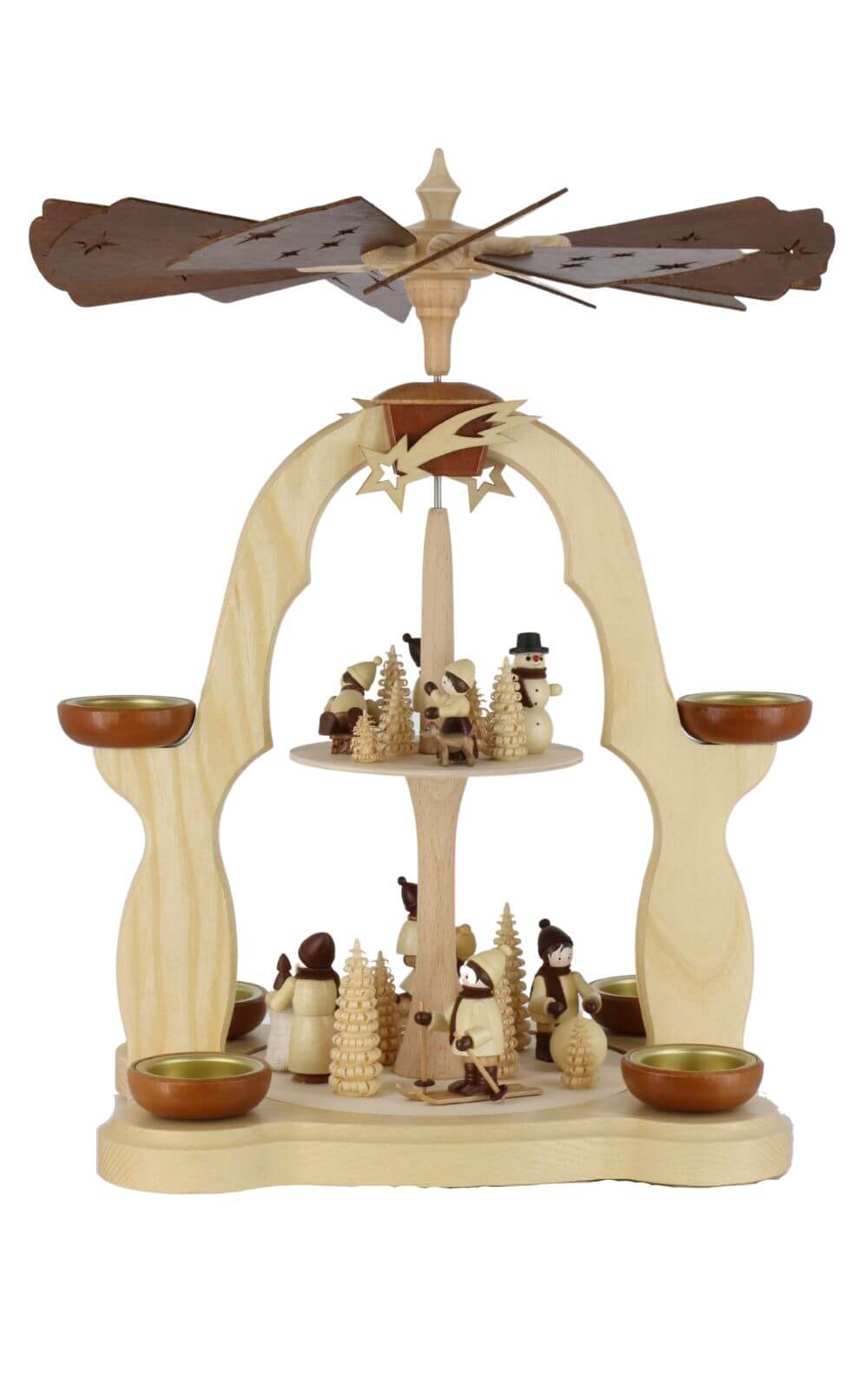 Weihnachtspyramide Winterkinder 2-stöckig von Legler_1