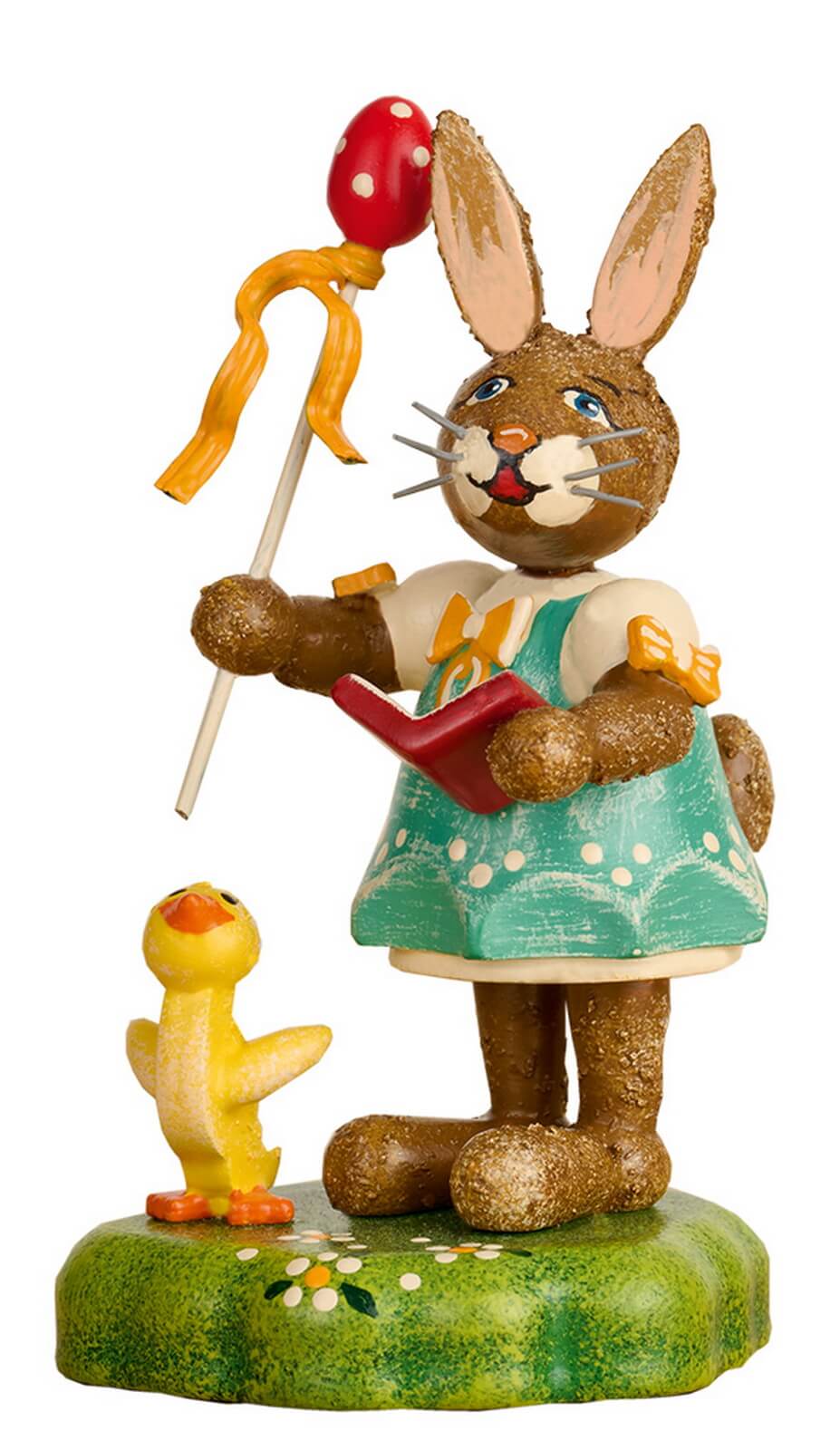 Osterhase Hasenmusikant - Ostermelodien, 7cm von Hubrig Volkskunst, Hergestellt in Deutschland