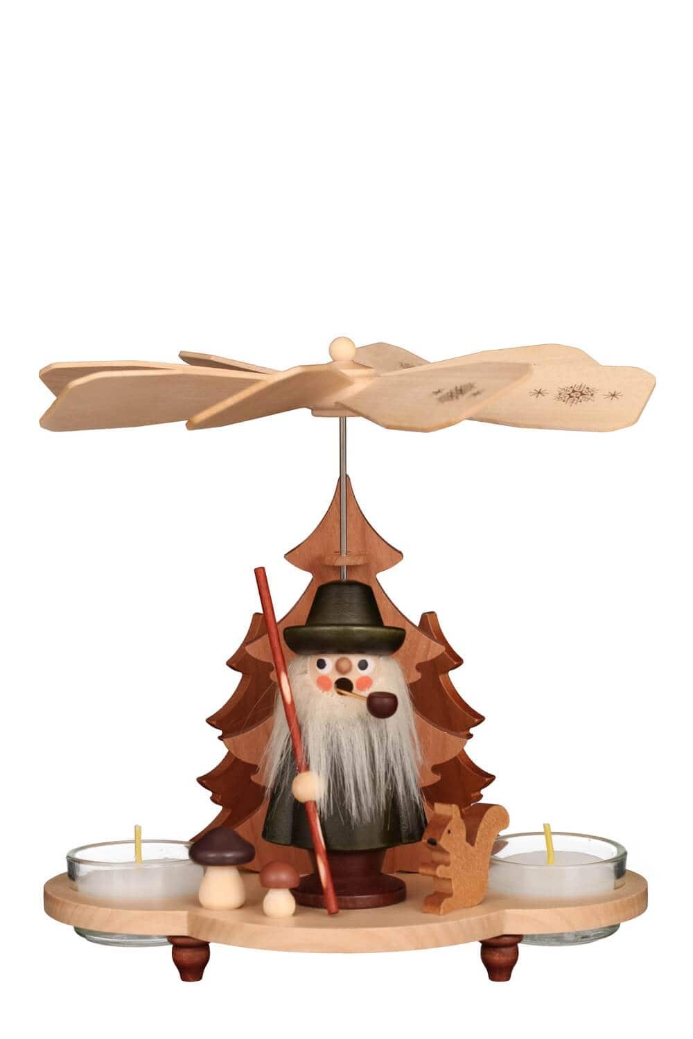 Weihnachtspyramide Waldmannl, 20 cm, natur von Christian Ulbricht