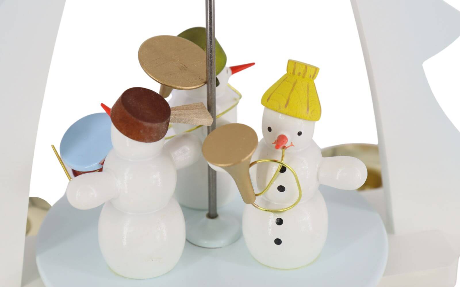Weihnachtspyramide mit Schneemännern, 28 cm von Ralf Zenker_2