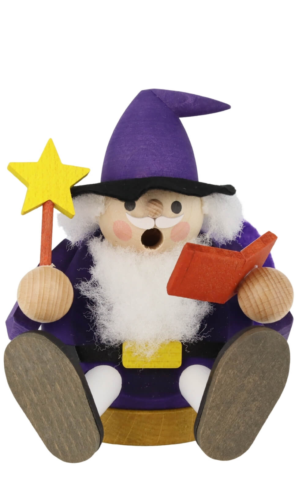 Räuchermännchen Magier sitzend, 13 cm von Richard Glässer