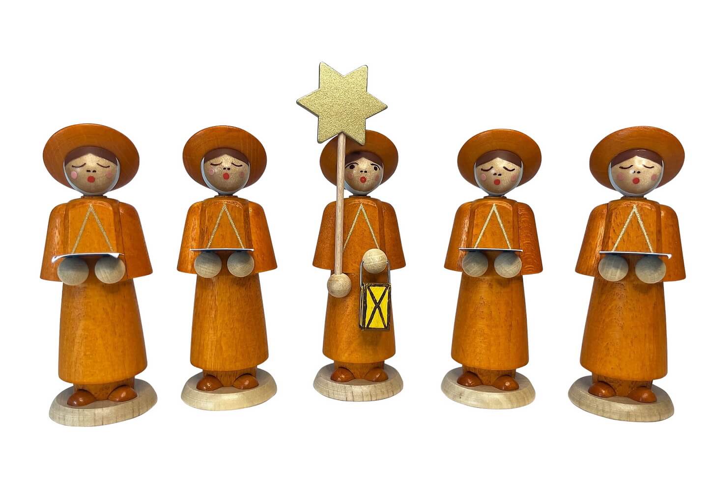 Kurrende, 5 - teilig, farbig, 9 cm von SEIFFEN.COM