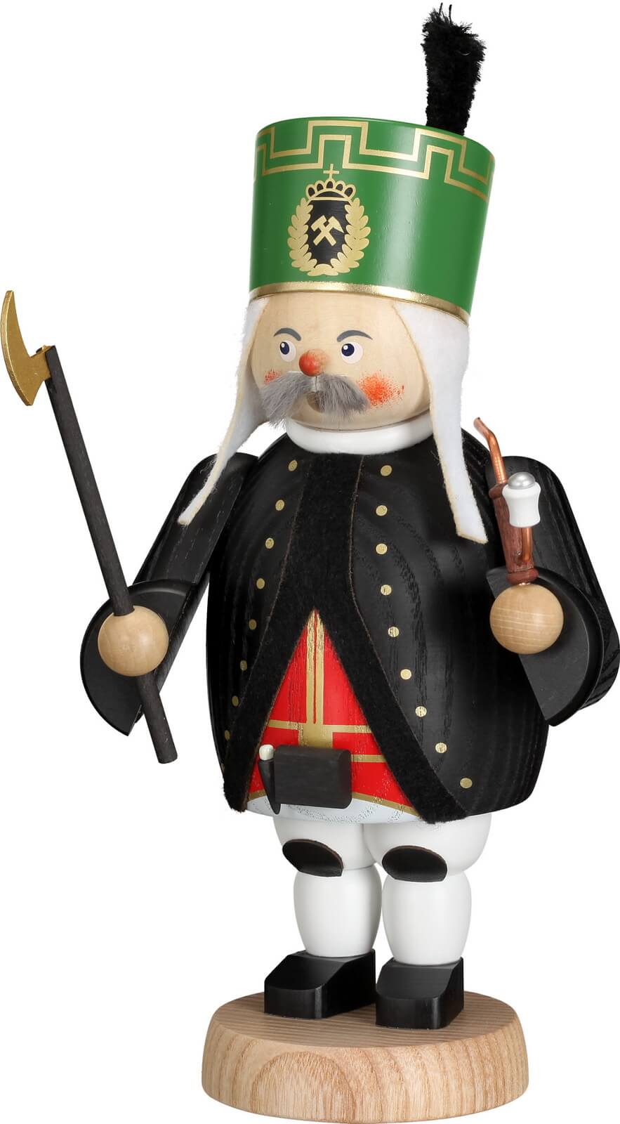 Räuchermännchen Bergmann, 21 cm von Seiffener Volkskunst eG