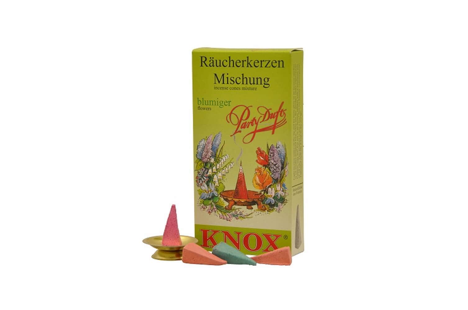 Räucherkerzen Mischung - blumiger Partyduft, 24 Stück von KNOX