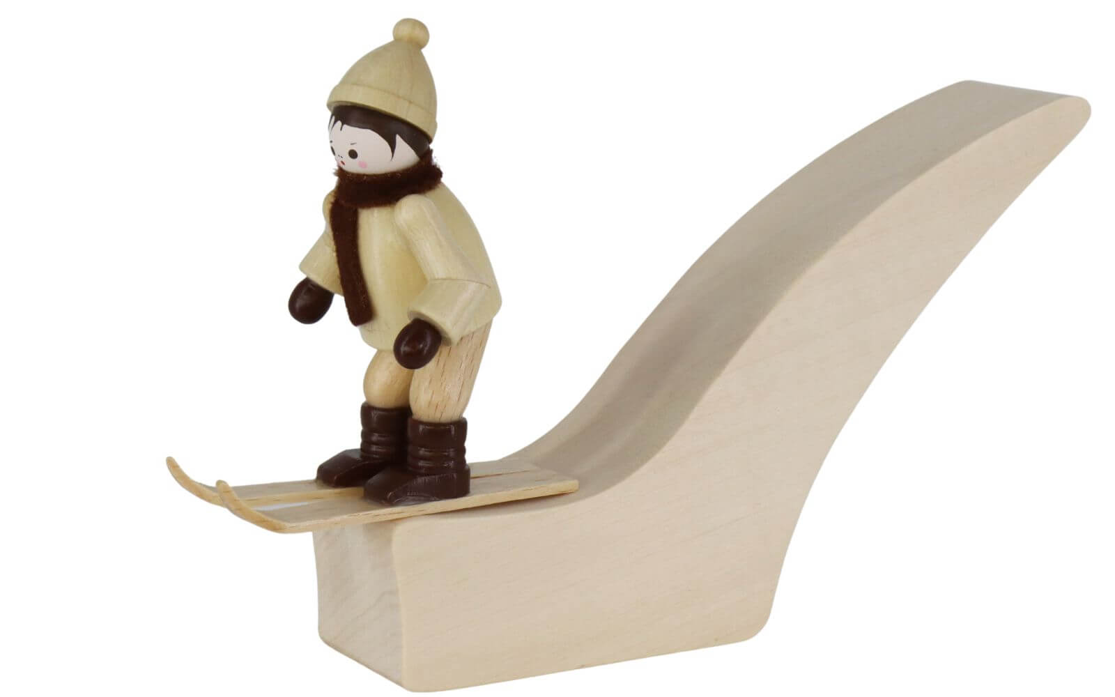 Miniatur Skispringer mit Schanze, natur von Romy Thiel_2